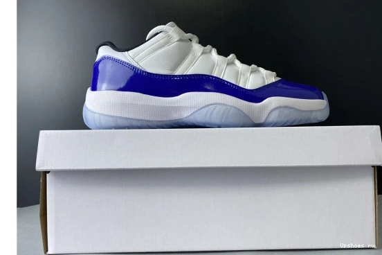 11 White Retro Air Jordan Concord Low AH7860-100 AH7860-100 0606